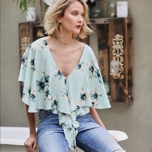 Sage the Label butterfly top
